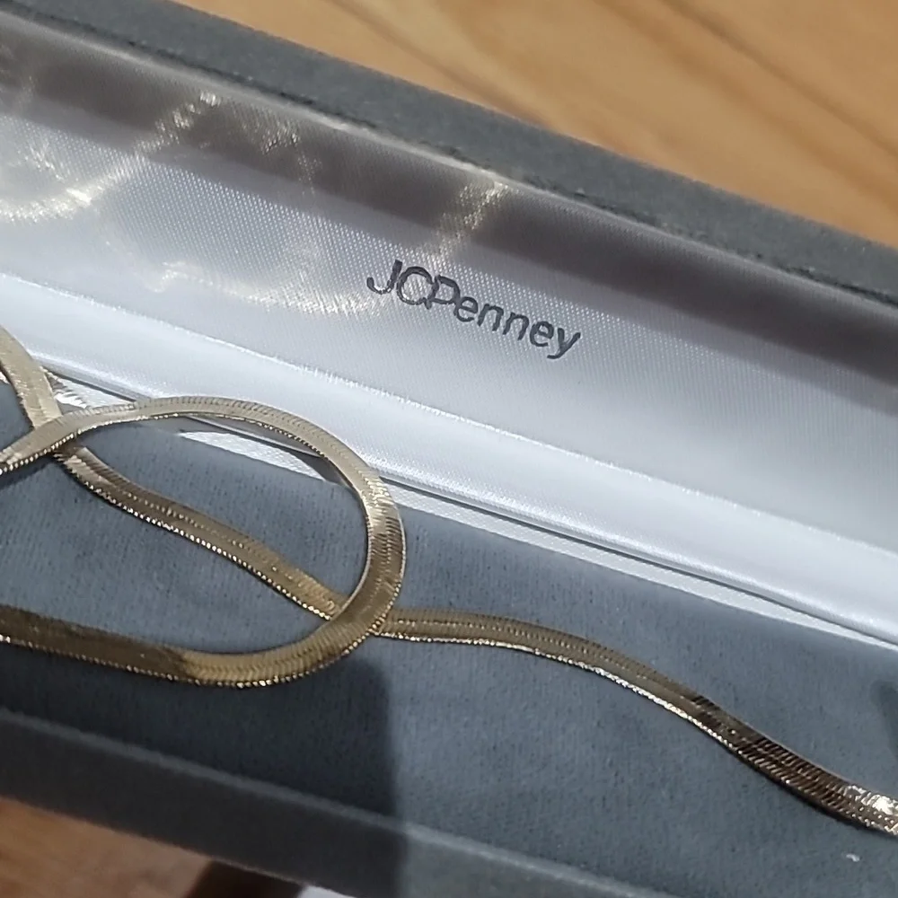 Vintage JCPenny herringbone style necklace - Picture 8 of 11